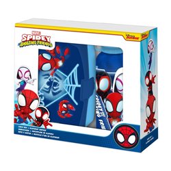 Cantimplora aluminio + sandwichera Spidey the Amazing Friends Marvel 500ml