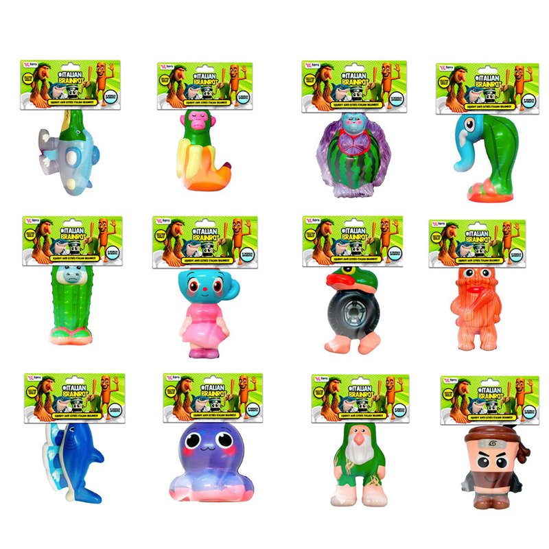 Figura Squishy Italian Brainrot 11cm surtido