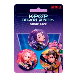 Blister 3 Insignias KPop Demon Hunters