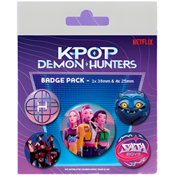 Blister 5 Insignias KPop Demon Hunters