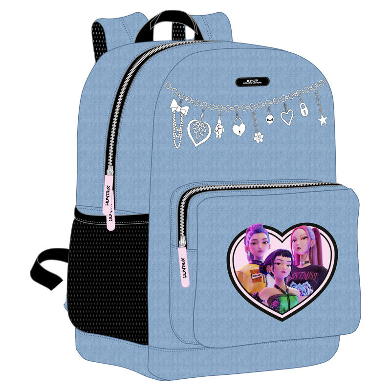 Mochila Huntrix Kpop Demon Hunters 43cm adaptable