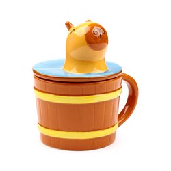 Taza Con Tapa Capibara