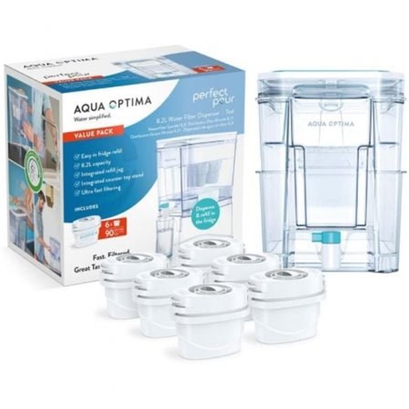 Dep�sito de Agua Filtrada Aqua Optima WD1001/ 8.2L/ Incluye 6 Filtros