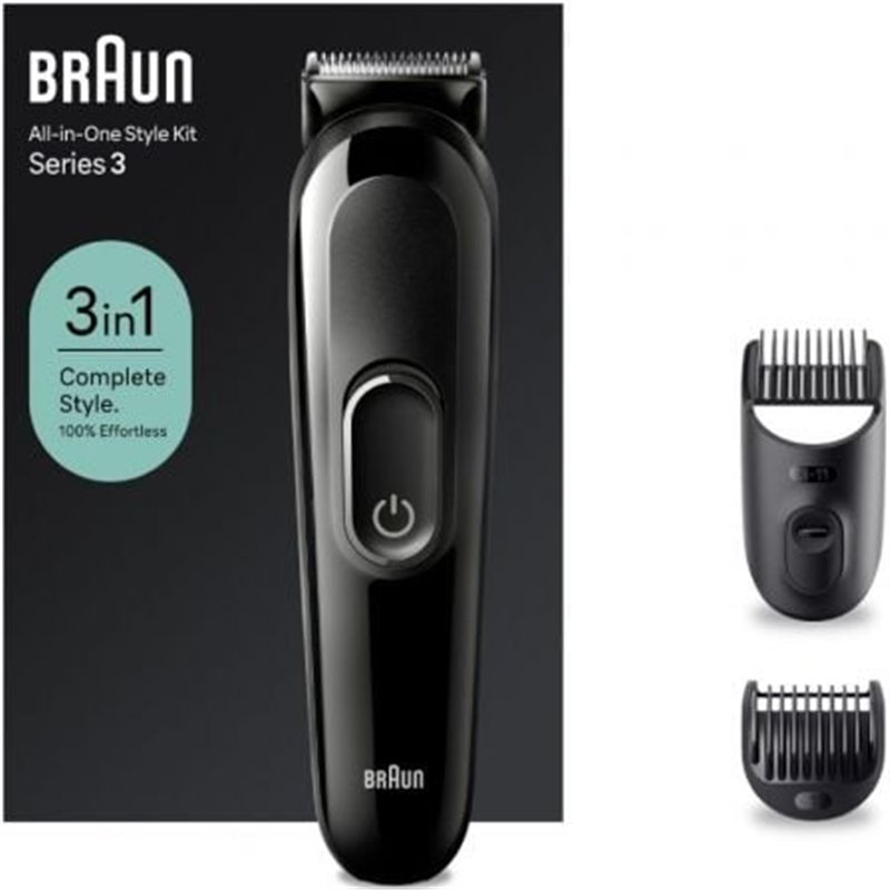 Afeitadora Braun All in One 3 en 1 Style Kit Series 3/ con bater�a/ 2 Accesorios