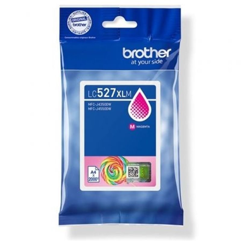 Cartucho de Tinta Original Brother LC527XLM Alta Capacidad/ Magenta