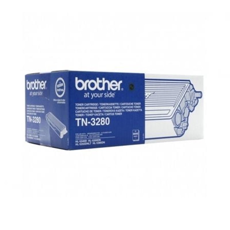 T�ner Original Brother TN-3280 Alta Capacidad/ Negro