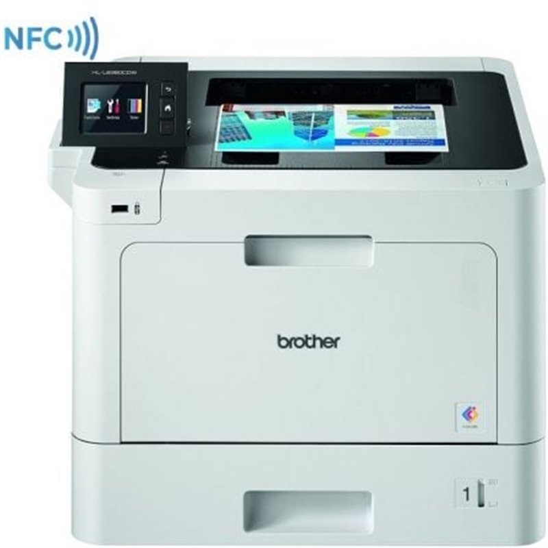 Impresora L�ser Color Brother HL-L8360CDW WiFi/ D�plex/ Blanca