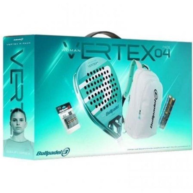 Pack Pala de P�del Bullpadel Vertex 04 Pro Line W 2026/ Incluye 3 Accesorios