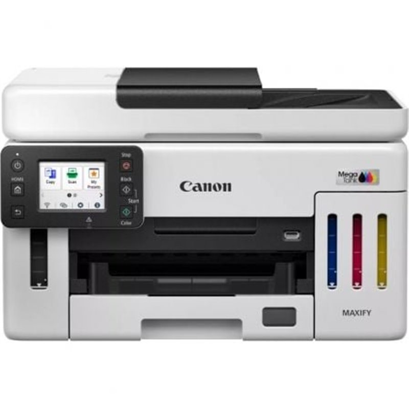 Multifunci�n Recargable Canon MAXIFY GX6150 MegaTank WiFi/ D�plex/ Blanca
