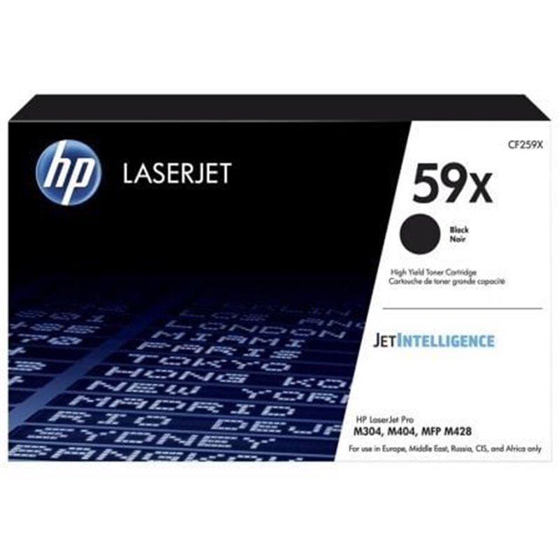 T�ner Original HP n�59X XL Alta Capacidad/ Negro