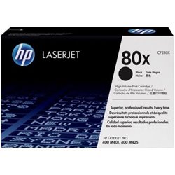T�ner Original HP n�80X XL Alta Capacidad/ Negro