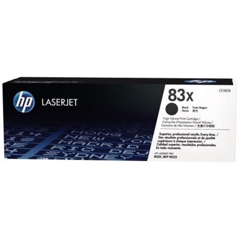 T�ner Original HP n�83X XL Alta Capacidad/ Negro