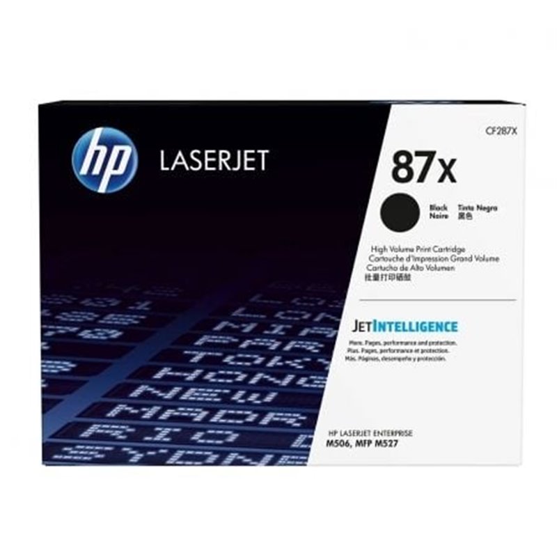 T�ner Original HP n�87X XL Alta Capacidad/ Negro