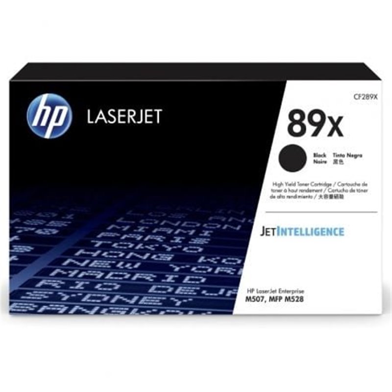 T�ner Original HP n�89X XL Alta Capacidad/ Negro