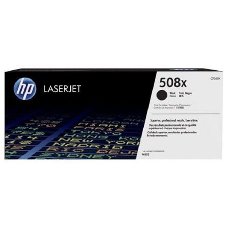 T�ner Original HP n�508X XL Alta Capacidad/ Negro