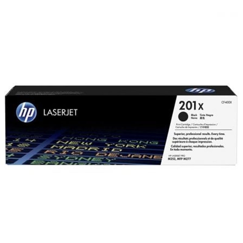 T�ner Original HP n�201X XL Alta Capacidad/ Negro