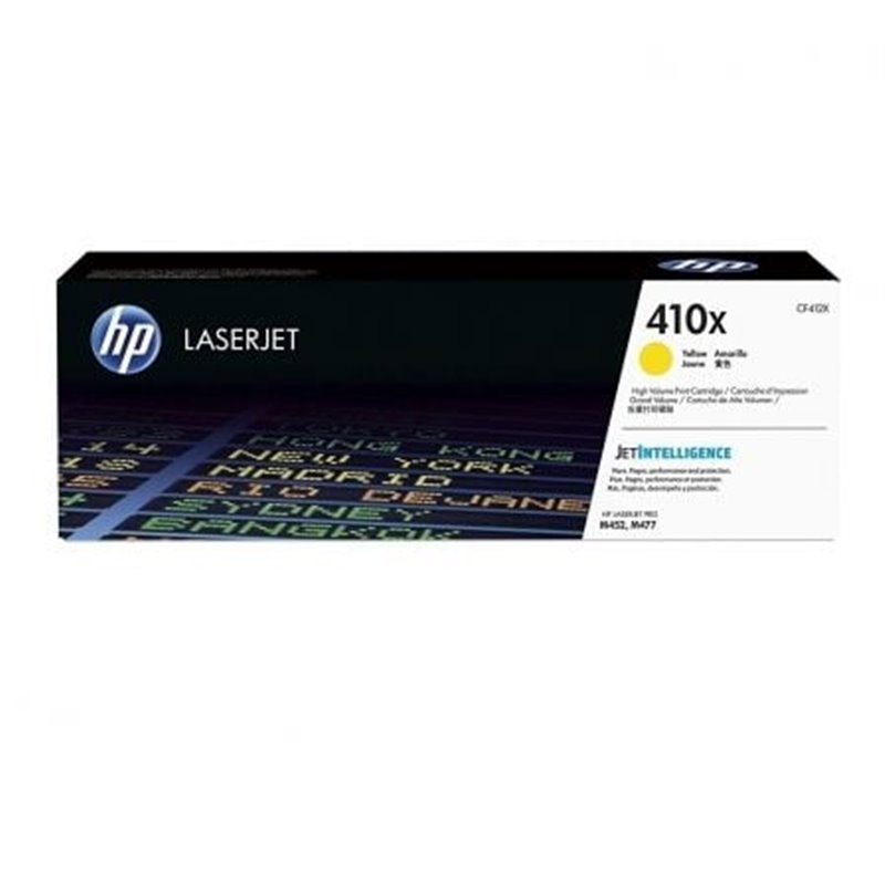 T�ner Original HP n�410X XL Alta Capacidad/ Amarillo