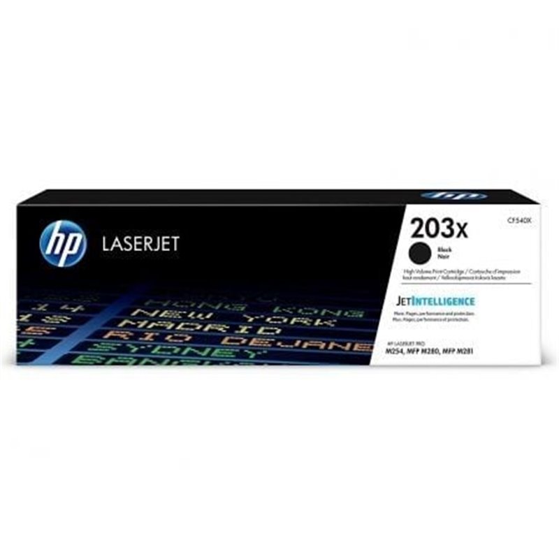 T�ner Original HP n�203X XL Alta Capacidad/ Negro