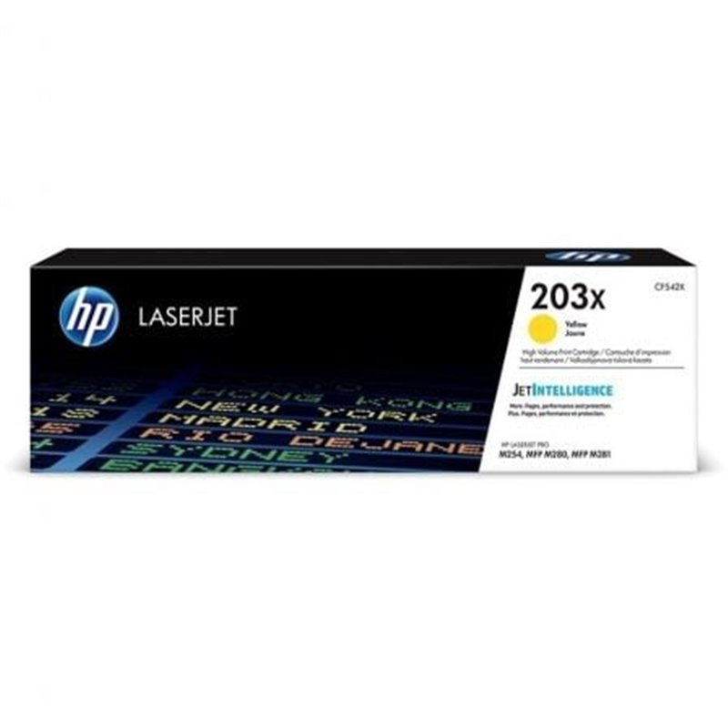 T�ner Original HP n�203X XL Alta Capacidad/ Amarillo