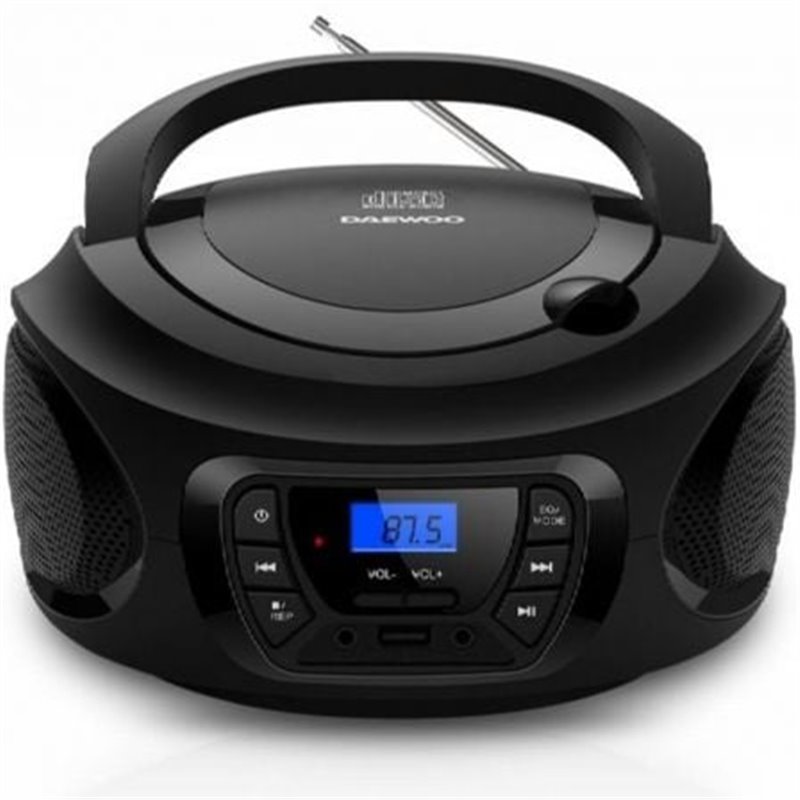 Radio CD Daewoo DW3011/ 4W/ Negro