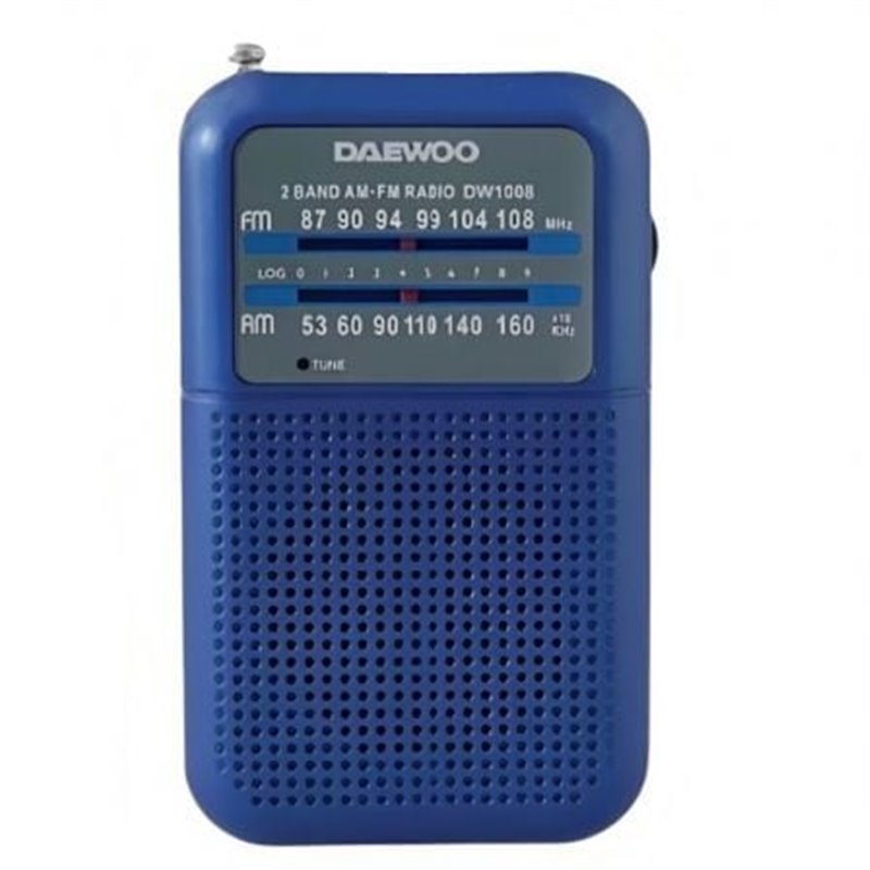 Radio Port�til Daewoo DW1008/ Azul
