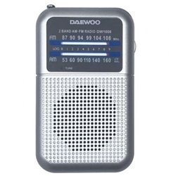 Radio Port�til Daewoo DW1008/ Plata