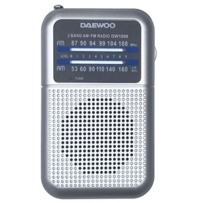 Radio Port�til Daewoo DW1008/ Plata