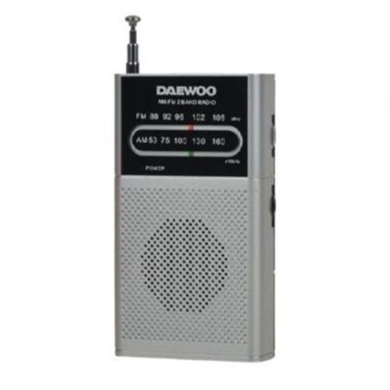Radio Port�til Daewoo DW1027/ Plata