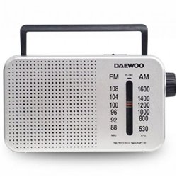 Radio Port�til Daewoo DW1122/ Plata