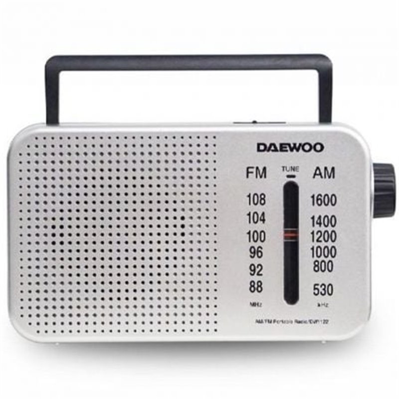 Radio Port�til Daewoo DW1122/ Plata