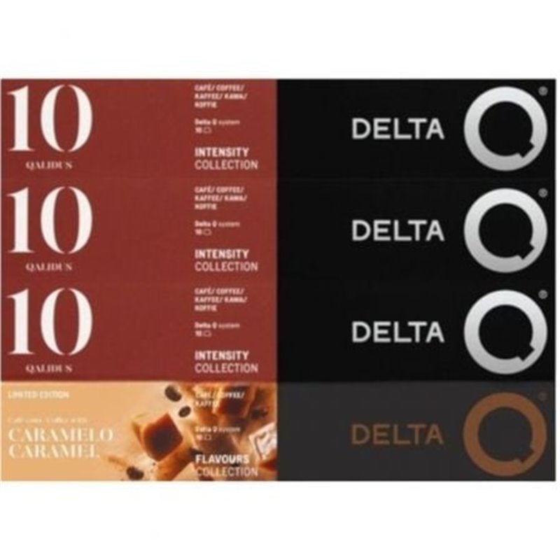 C�psula Delta Combo Qualidus + Caramelo para cafeteras Delta/ Caja de 40
