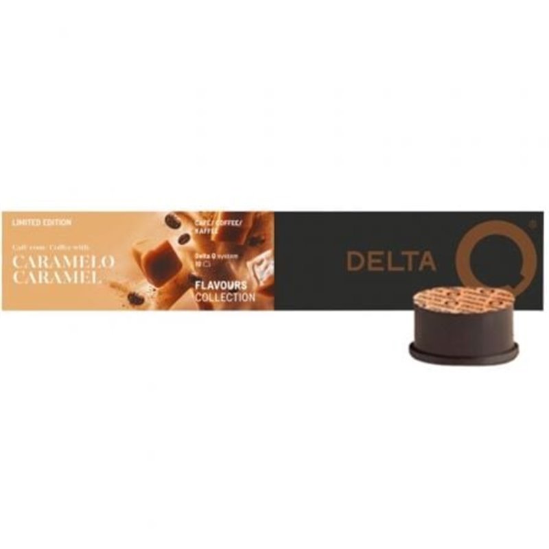 C�psula Delta Caramelo para cafeteras Delta/ Caja de 10