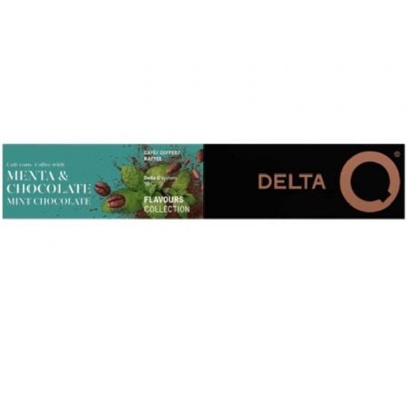 C�psula Delta Menta y Chocolate para cafeteras Delta/ Caja de 10