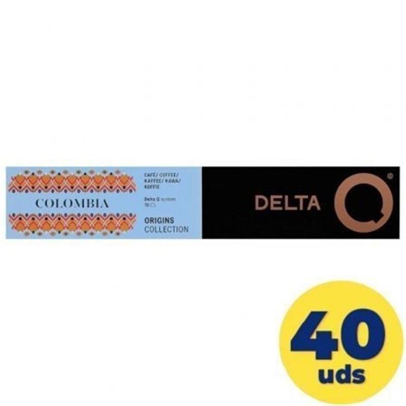 C�psula Delta Q Colombia para cafeteras Delta/ Caja de 40