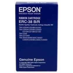 Cinta Nylon Epson ERC-38/ Negro/ Roja