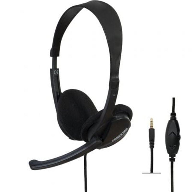Auriculares Fonestar HOME-35 con Micr�fono/ Jack 3.5/ Negros