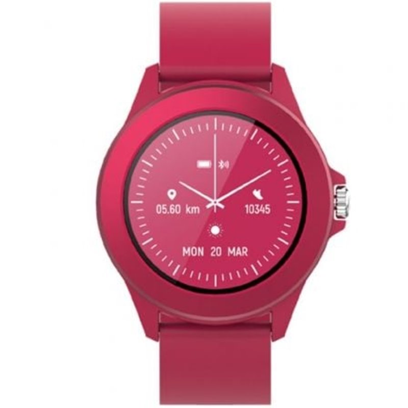 Smartwatch Forever Colorum CW-300/ Notificaciones/ Frecuencia Card�aca/ Magenta