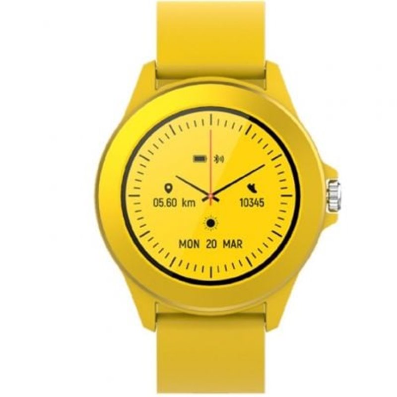 Smartwatch Forever Colorum CW-300/ Notificaciones/ Frecuencia Card�aca/ Amarillo