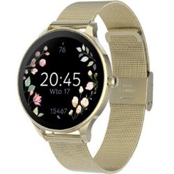 Smartwatch Forever Velora SB-306/ Notificaciones/ Frecuencia Card�aca/ Oro