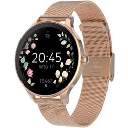 Smartwatch Forever Velora SB-306/ Notificaciones/ Frecuencia Card�aca/ Oro Rosa