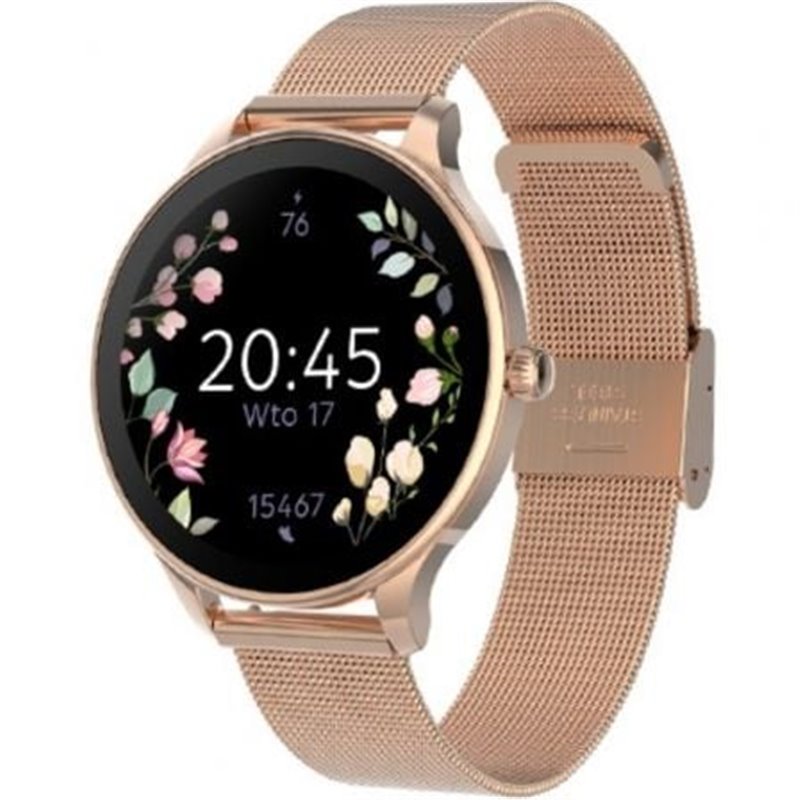 Smartwatch Forever Velora SB-306/ Notificaciones/ Frecuencia Card�aca/ Oro Rosa