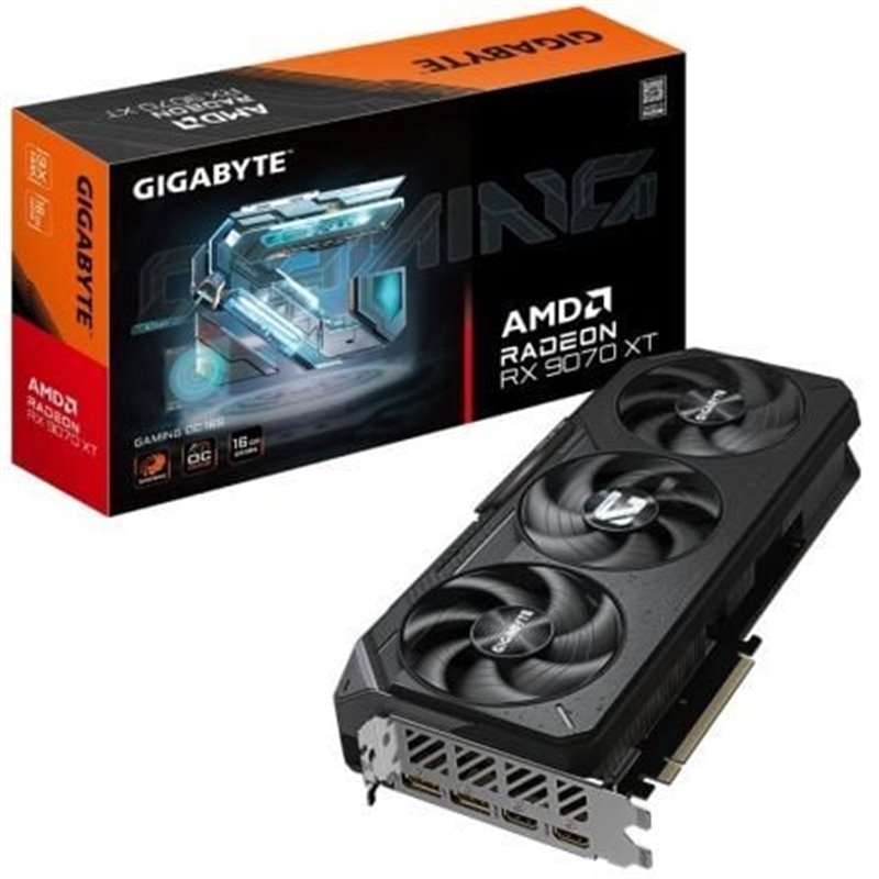 Tarjeta Gr�fica Gigabyte Radeon RX 9070 XT Gaming OC/ 16GB GDDR6