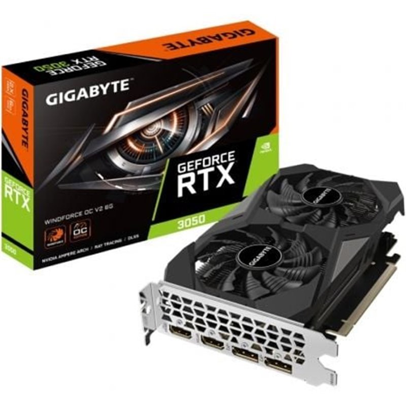 Tarjeta Gr�fica Gigabyte GeForce RTX 3050 WindForce OC V2/ 6GB GDDR6