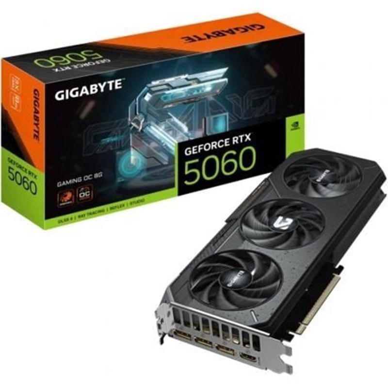 Tarjeta Gr�fica Gigabyte GeForce RTX 5060 Gaming OC/ 8GB GDDR7