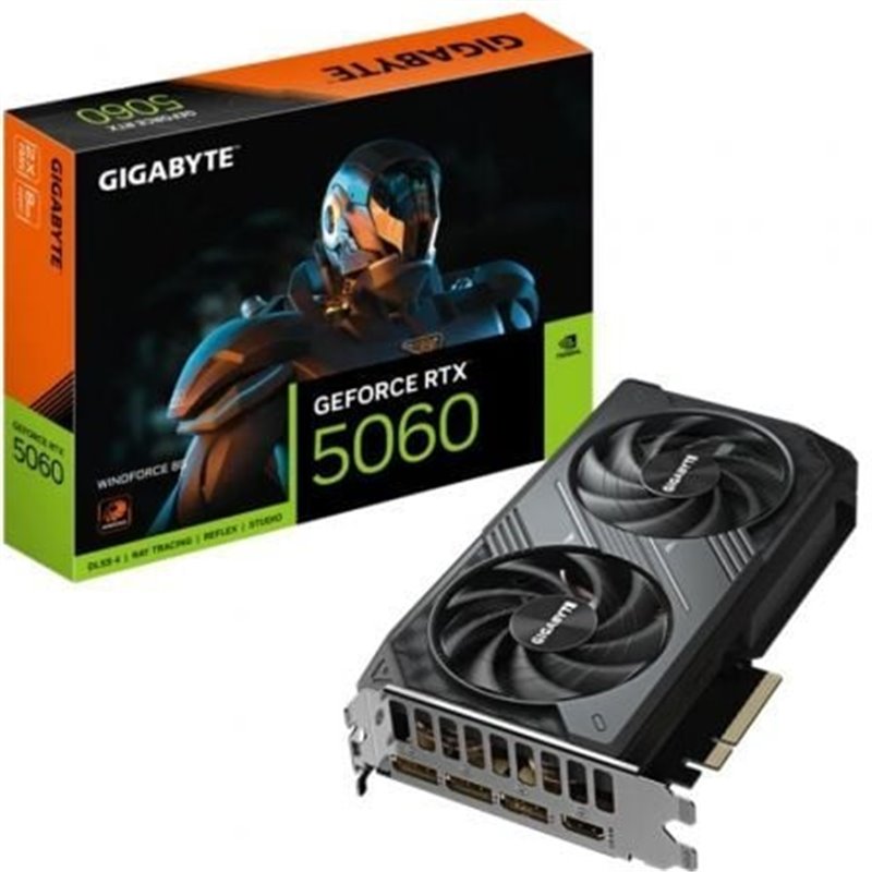 Tarjeta Gr�fica Gigabyte GeForce RTX 5060 WindForce/ 8GB GDDR7