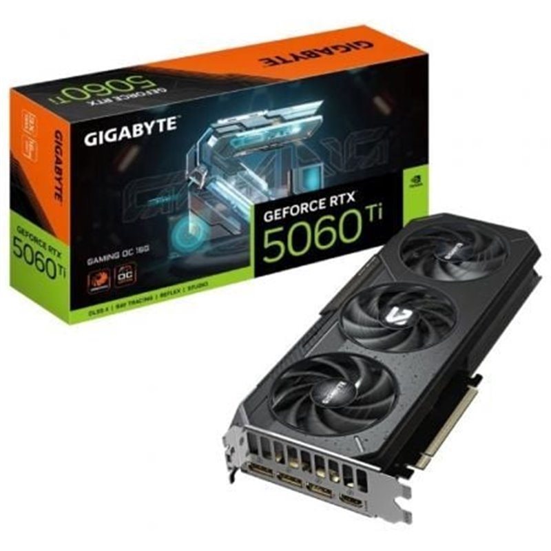 Tarjeta Gr�fica Gigabyte GeForce RTX 5060 Ti Gaming OC/ 16GB GDDR7