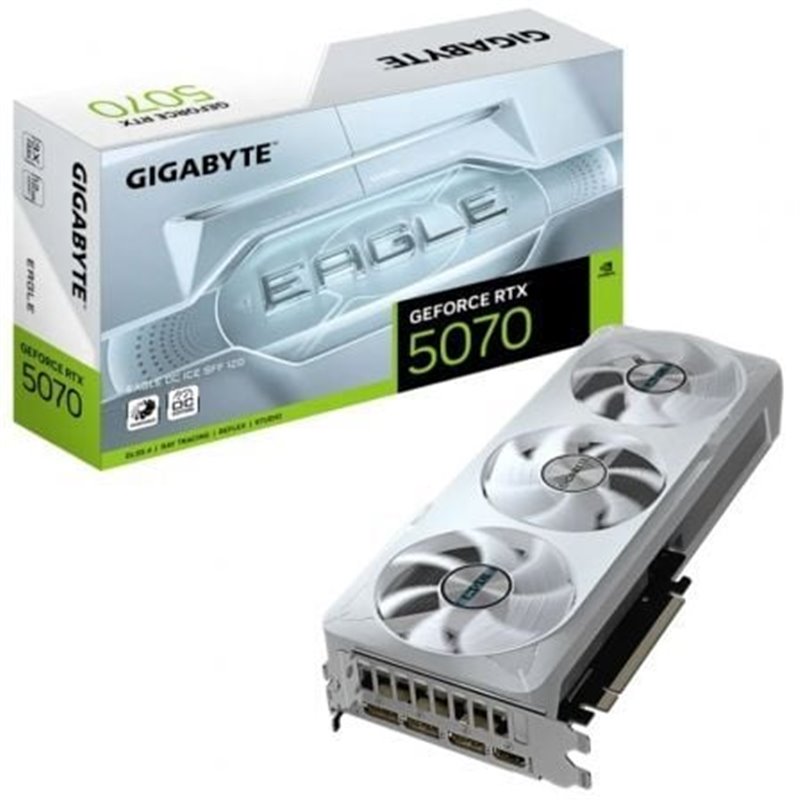 Tarjeta Gr�fica Gigabyte GeForce RTX 5070 EAGLE OC ICE SFF/ 12GB GDDR7