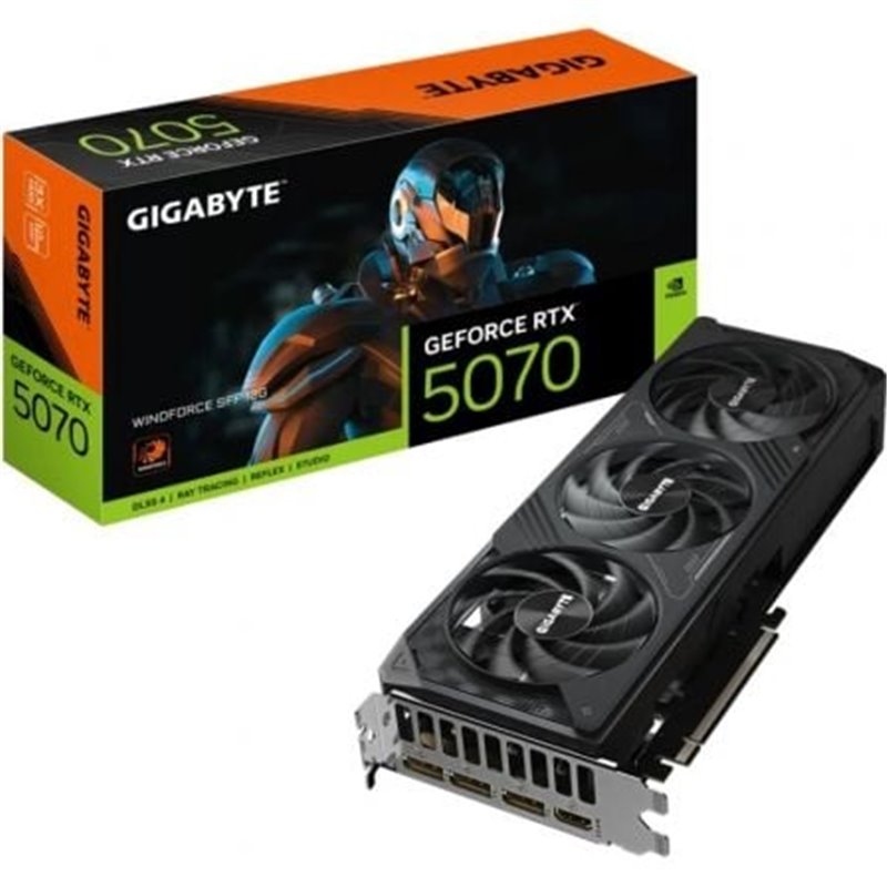Tarjeta Gr�fica Gigabyte GeForce RTX 5070 WindForce SFF/ 12GB GDDR7