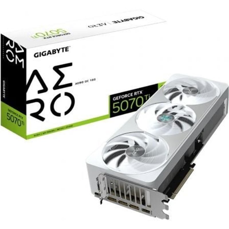 Tarjeta Gr�fica Gigabyte GeForce RTX 5070Ti AERO OC/ 16GB GDDR7
