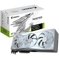 Tarjeta Gr�fica Gigabyte AORUS GeForce RTX 5080 MASTER ICE/ 16GB GDDR7